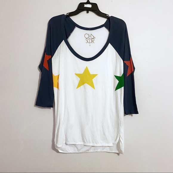 Chaser Raglan Baseball Star Tee - Picture 1 of 2